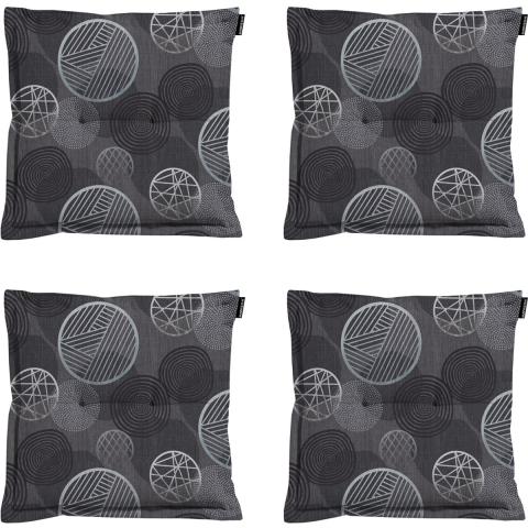 Madison zitkussen circle grey ca. set van 4