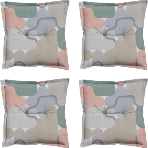 Madison zitkussen grafi salmone ca. set van 4