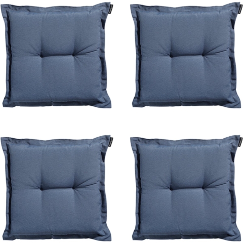 Madison zitkussen panama safier blue ca. set van 4