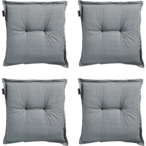 Madison zitkussen basic grey ca. set van 4