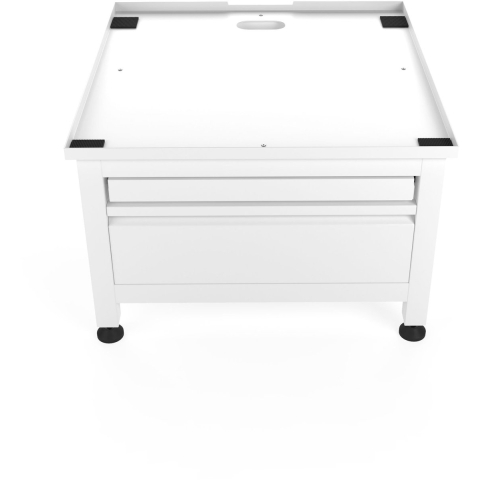 Wasophoogte Wasmachine verhoger – novapro met lade en plateau wit