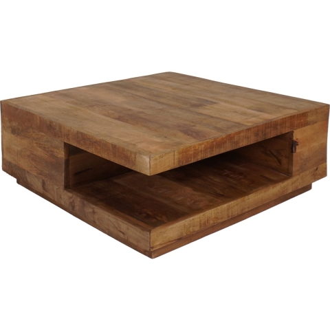 Home67 Salontafel bram mangohout 80 x 80 cm