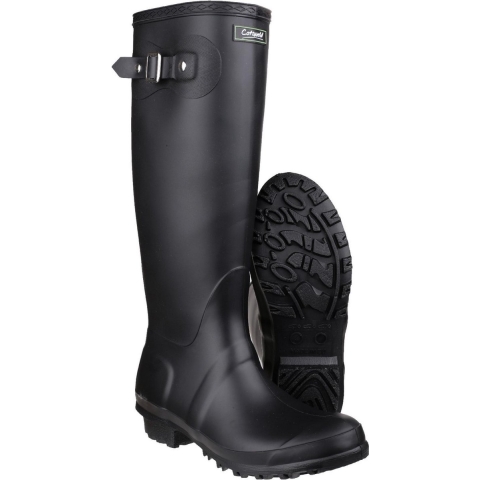 Cotswold Sandringham Pvc Zwarte Regenlaarzen