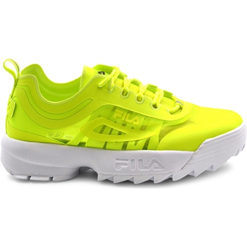 Fila Disruptor Run Dames Gele Sportschoenen