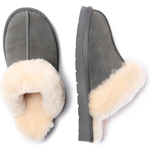 EVER AU Damespantoffels-RAVEN