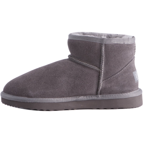 Aus Wooli "Bondi" Australië Korte Schapenvacht Enkellaars, Grijs