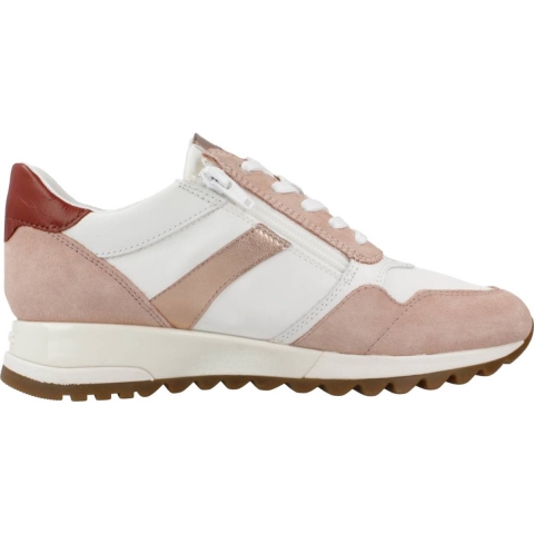 Geox D Tabelya Dames Nude/Witte Sneakers