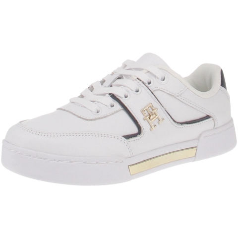 Shop Voor Tommy Hilfiger Court Prep Dames Wit/Rwb Sneakers