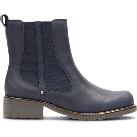 Clarks Orinoco Club Dames Navy Blauw Laarzen