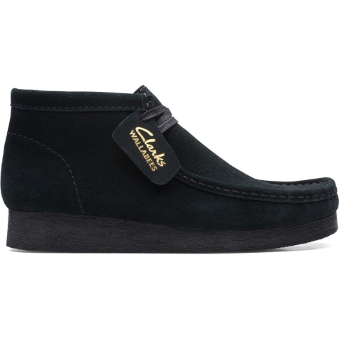 Clarks Wallabee Dames Zwart