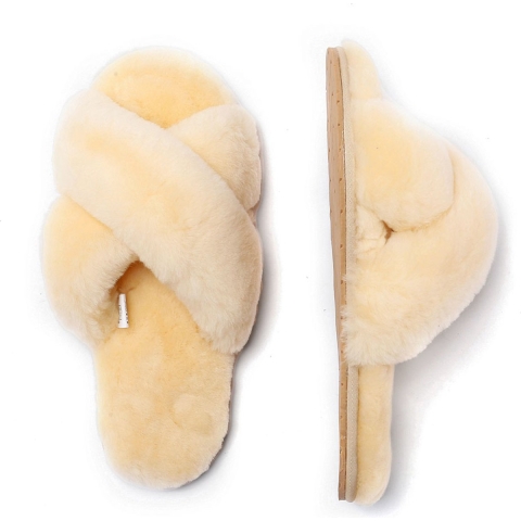 EVER AU Crossover-slippers voor dames-DOVE