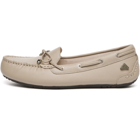 EVER AU Dames Leren Loafers - Grebes