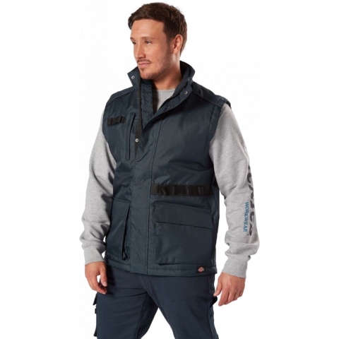Dickies AWT Utility Heren Navy Bodywarmer Gilet