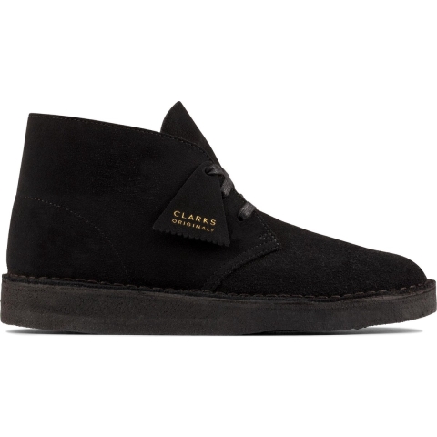 Shop Voor Clarks Originals Desert Coal Suede Heren Zwarte Laarzen