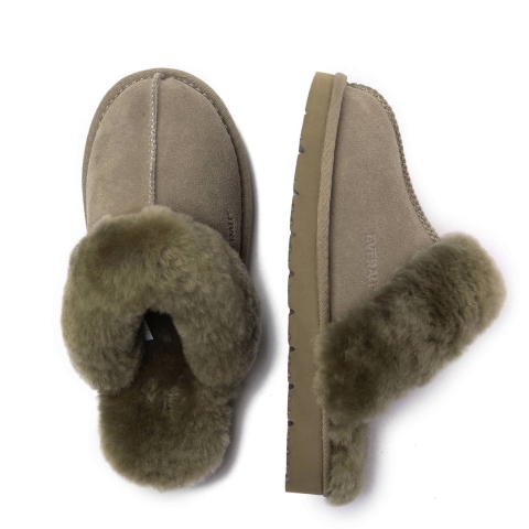 EVER AU Damespantoffels-RAVEN