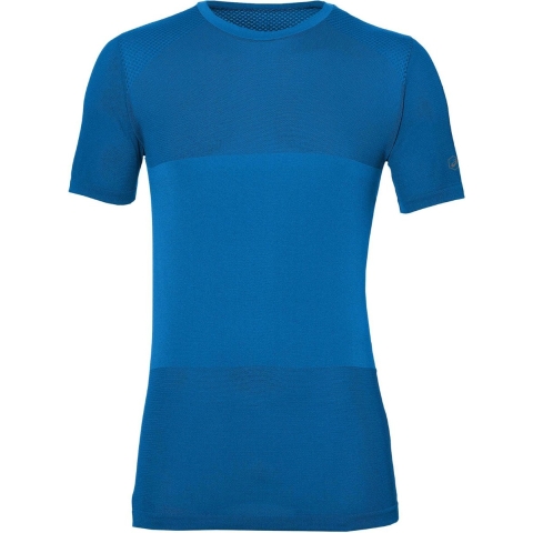 Asics FuzeX Heren Blauw Naadloos T-shirt