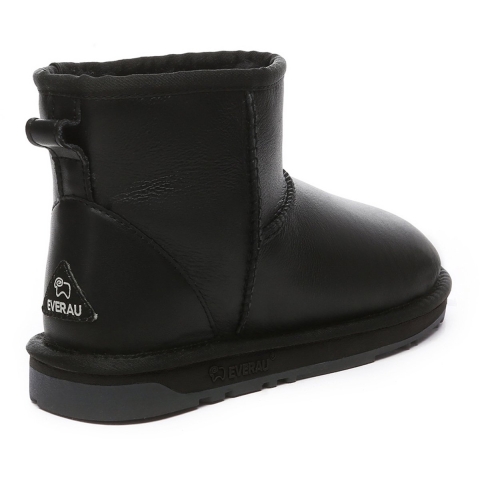 EVER AU Dames Nappa Mini Klassieke Laarzen-EMU LEATHER