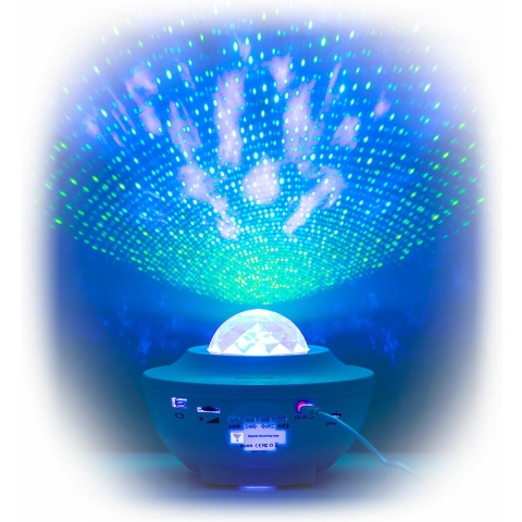 InnovaGoods Innovagoods Sterrenprojector met Ledverlichting, Laser en Luidspreker Sedlay