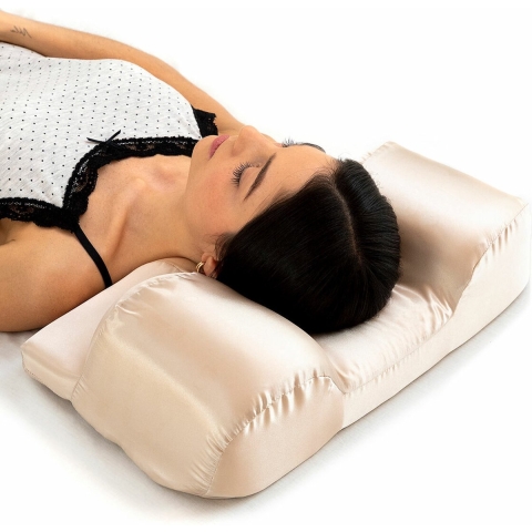 InnovaGoods Innovagoods Anti-Rimpel Nekkussen met Satijnen Hoes Youthlow