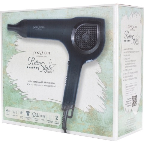 PostQuam Retro Gelijkstroom Motordroger 1400W