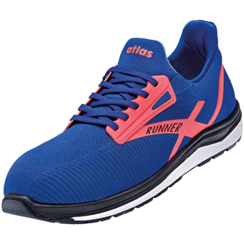 Atlas Werkschoen Runner 45 S1P | Neon Blauw | Maat 43 - 4043692434384