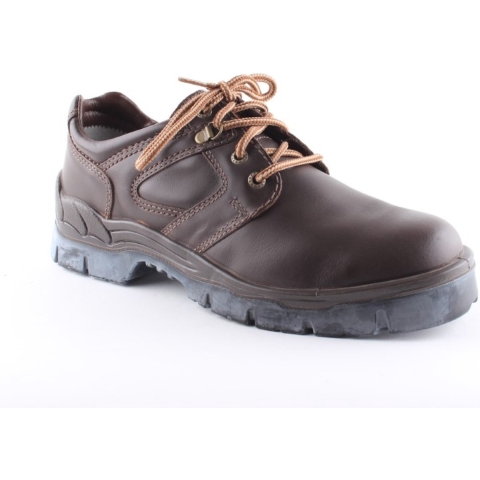EMMA Werkschoen Zolder Laag S3 Leer Gevoerd | Bruin (D) | Maat 42 - 11.148.114.04