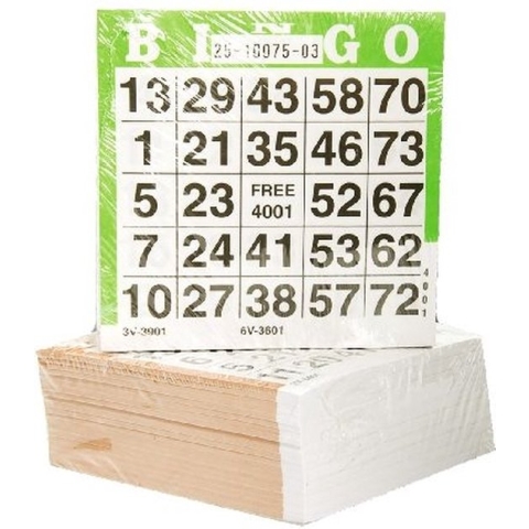Longfield Games Bingokaarten 500 Stuks - Groen