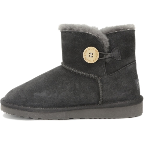 Aus Wooli Australia Unisex Korte Schapenvacht Knoop Laarzen