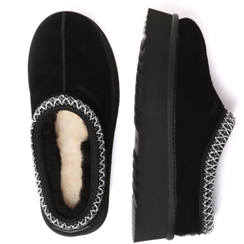 EVER AU Dames Leren Pantoffels - Wonga