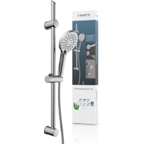 Schutte Doucherail set | Chroom | Om te lijmen - 64841