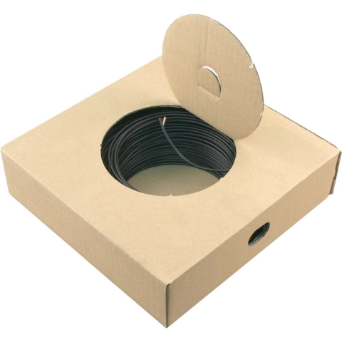 Installatiedraad 1.5 mm². 100 m zwart - 01.265.01