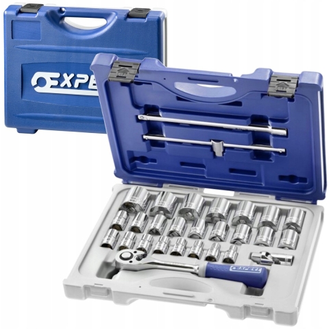 Expert by Facom doppenset 1/2" | 28-delig | incl. koffer | E032939 - E032939