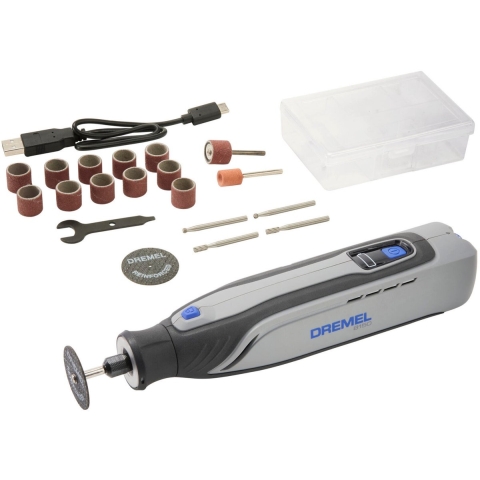Dremel Multitool 8150JA | Dremel 8150-20 | Incl. 20 Accessoires + USB-C Oplaadkabel + Accessoireopbergbox + Quick Start Guide + Accessoiregids -
