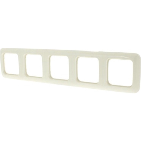 Busch-Jaeger Reflex Afdekraam | Inbouw | 5-voudig | Polarwit - 66.001.28