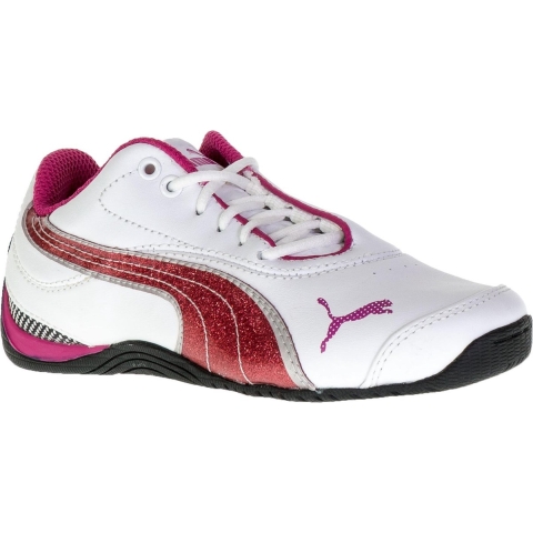 Puma Drift Cat III L Glitter Laag Kinderschoenen Wit