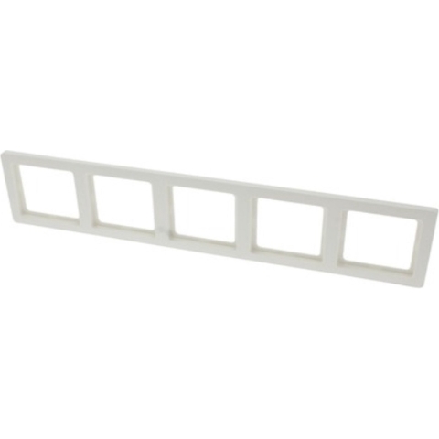 Berker Q1 Afdekraam | Inbouw | 5-voudig | Polarwit - 66.044.28