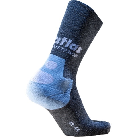 Atlas All Seasons Workwear Sock | Grijs/Lichtgrijs | Maat 35 - 4043692447636