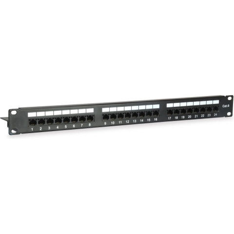 Equip Patchpanel 24x RJ45 Cat6 1HE UTP