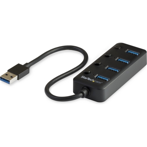 StarTech Hub, USB 3 4-Port met switches