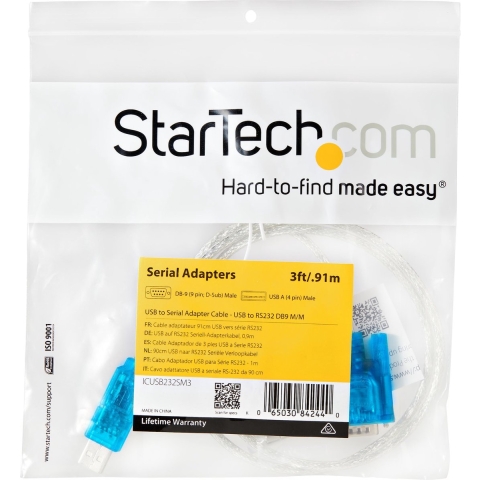 Startech 1 Port USB to Serial RS-232 Ada