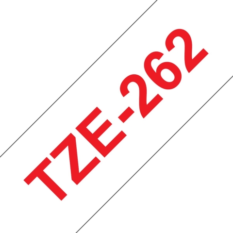 TZE262 Brother PTOUCH 36mm W-R