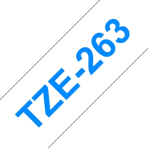 TZE263 Brother PTOUCH 36mm W-B