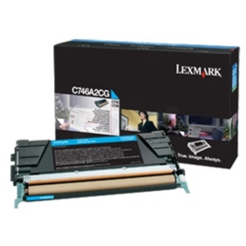 Lexmark C74x Cyan Toner Cartridge Standa