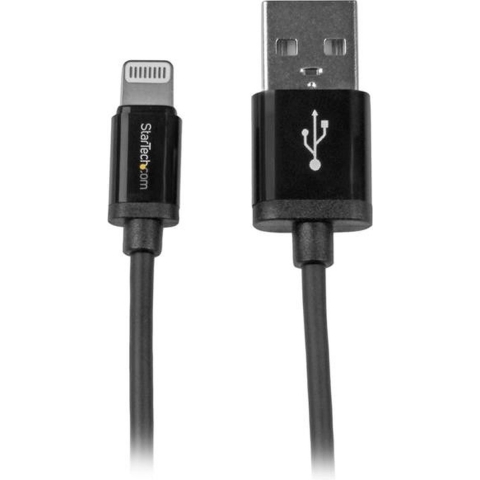 Startech 1m Black 8-pin Lightning to USB