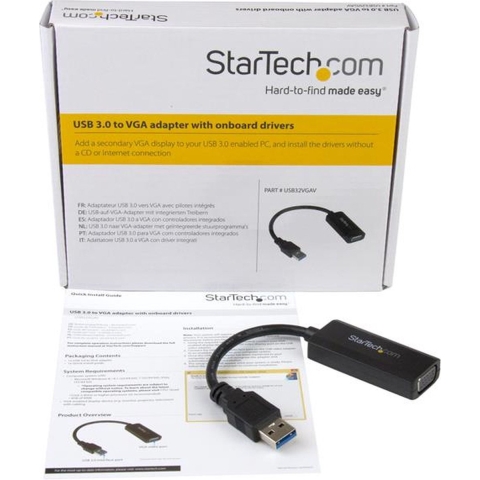 Startech USB 3.0 to VGA video adapter -