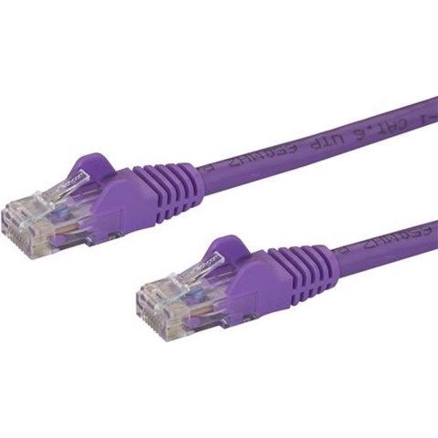 Startech 100ft Purple Snagless Cat6 Patc