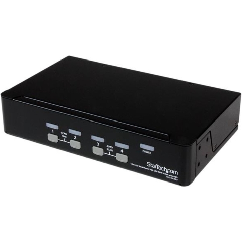 Startech 4 Port 1U Rackmount USB KVM Swi