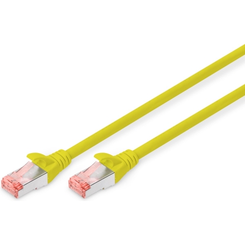 Digitus Cat6 S/FTP 2xRJ45 10.0m Geel