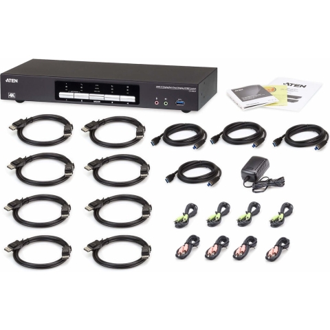 Aten 4-Port USB3.0 4K DP KVM Switch
