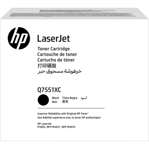 HP Q7551X Toner Zwart, 13k